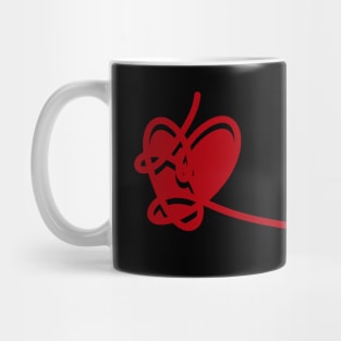 TWO HEARTS RED Mug